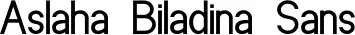 Aslaha Biladina Sans