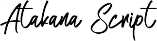 Atakana Script