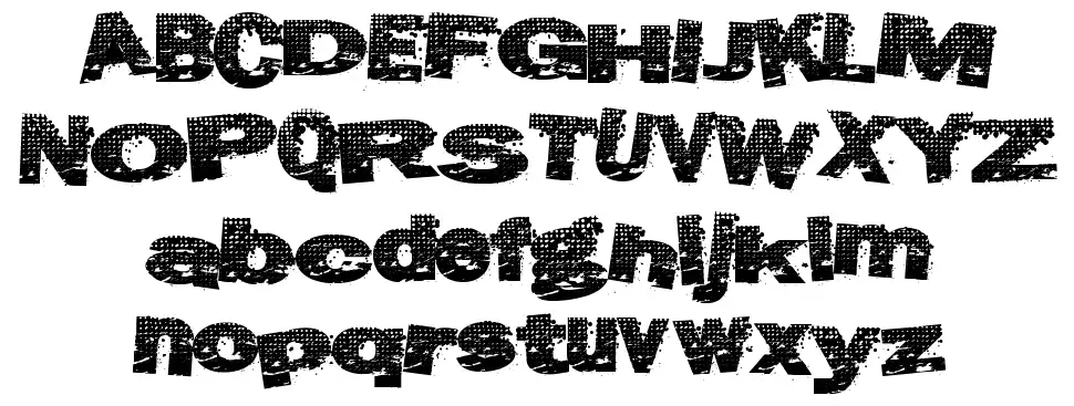 Atlas Grungefont specimens