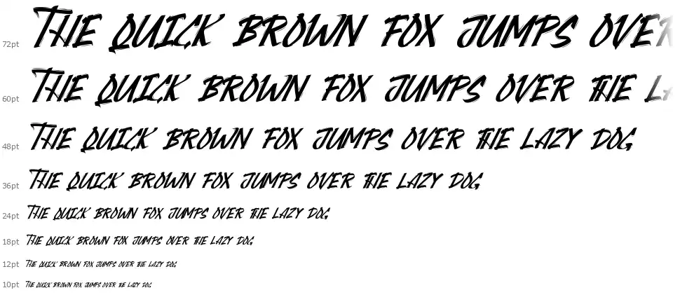 Attacktionfont waterfall