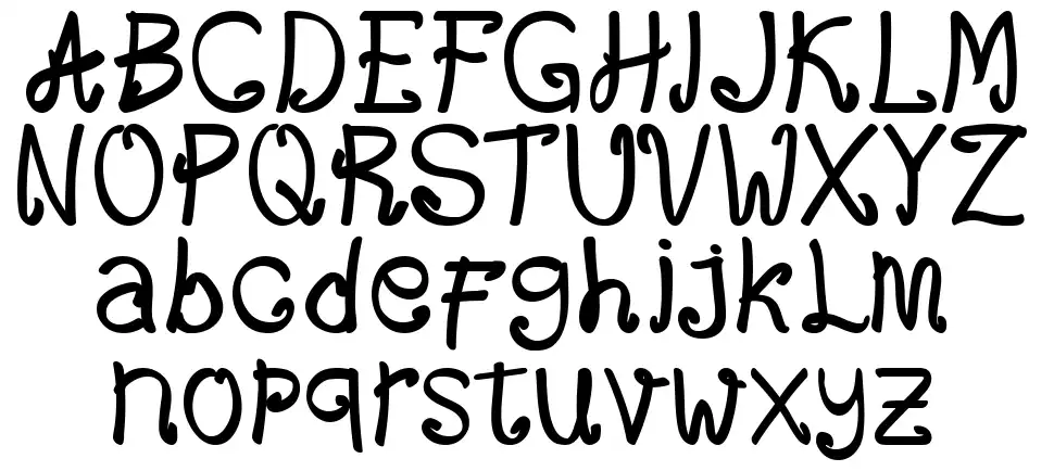 Attazackfont specimens