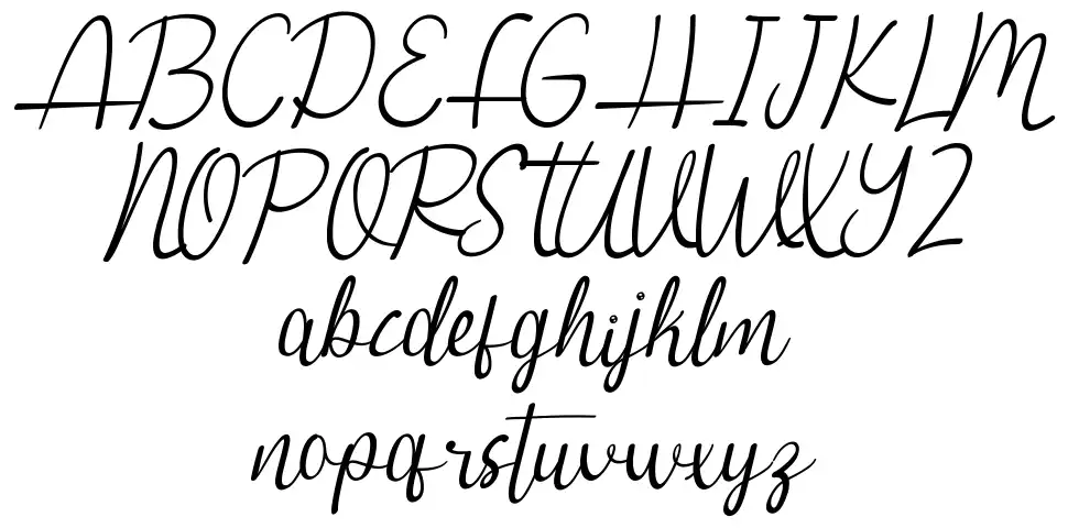 Aussie Housefont specimens