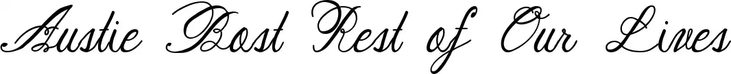 Austie Bost Rest of Our Lives