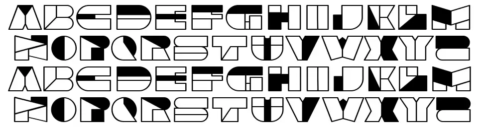 Authentic Forcefont specimens