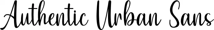 Authentic Urban Sans