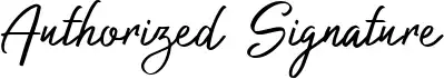 Authorized Signature