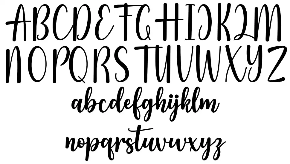 Autumn Beautyfont specimens