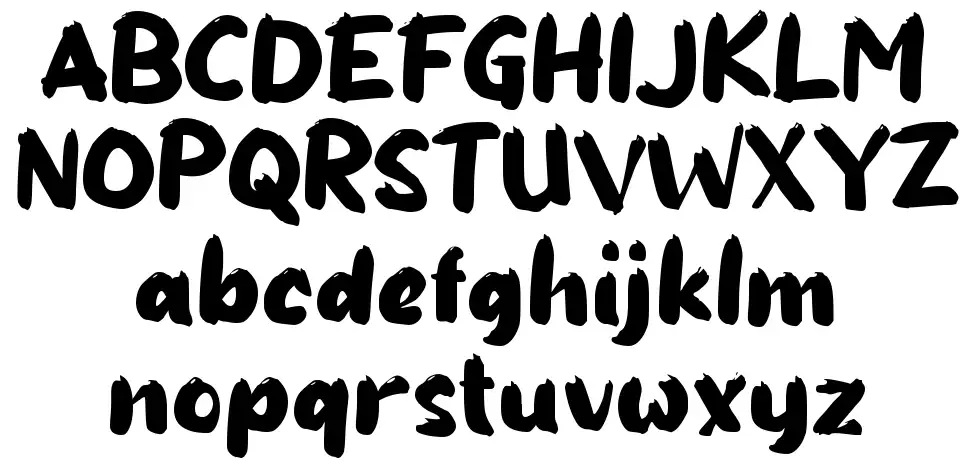 b Buttercream Chocolatefont specimens
