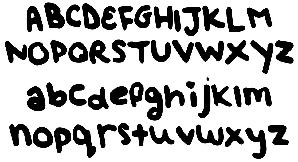 Baby dont worry bout it!font specimens