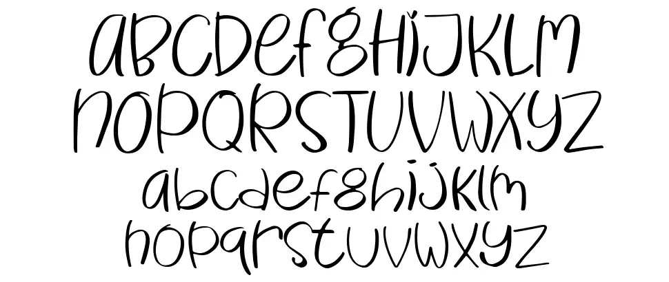 Baby Fruitchyfont specimens
