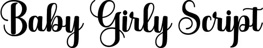 Baby Girly Script