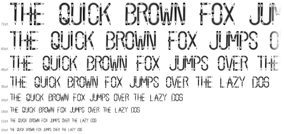 Back To Schoolfont waterfall