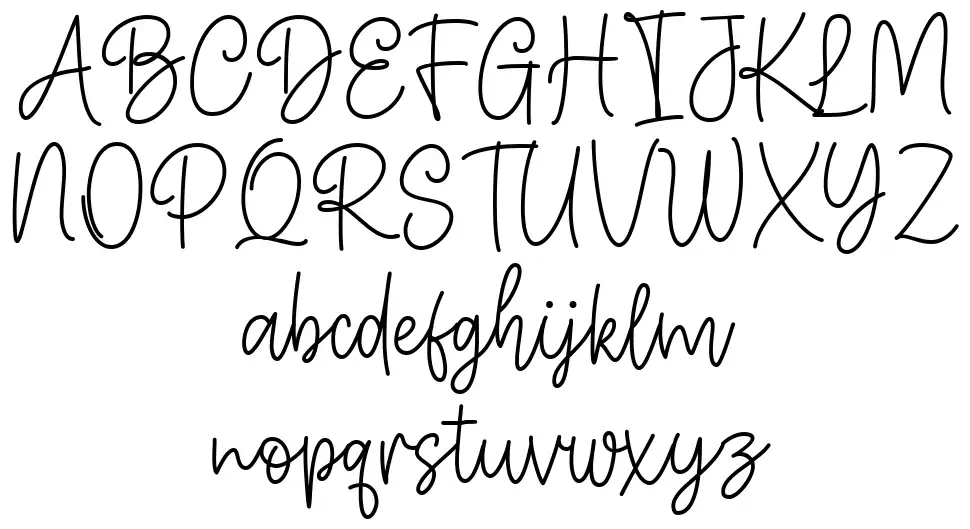 Backstayfont specimens