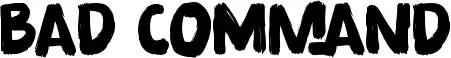 Bad Command