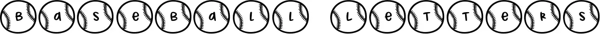 Baseball Letters