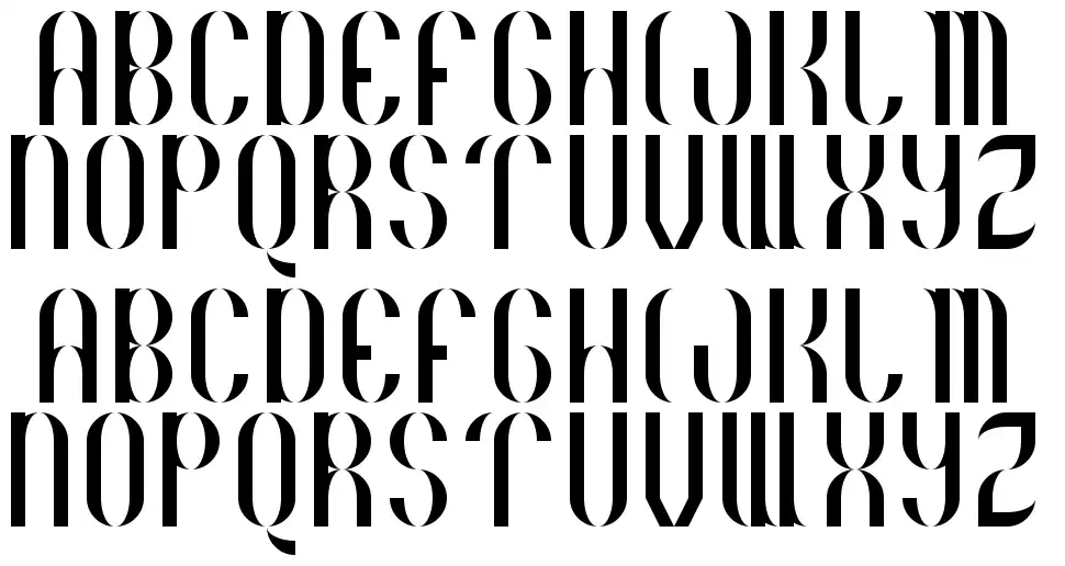 Basico 1983font specimens