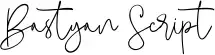 Bastyan Script