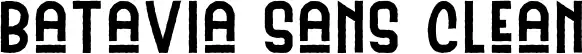 Batavia Sans Clean