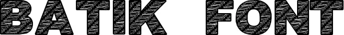 Batik Font 1