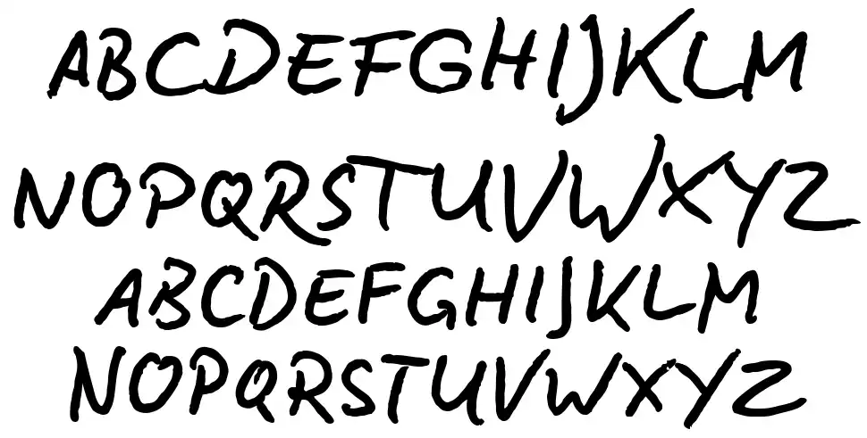 BD Letteringfont specimens