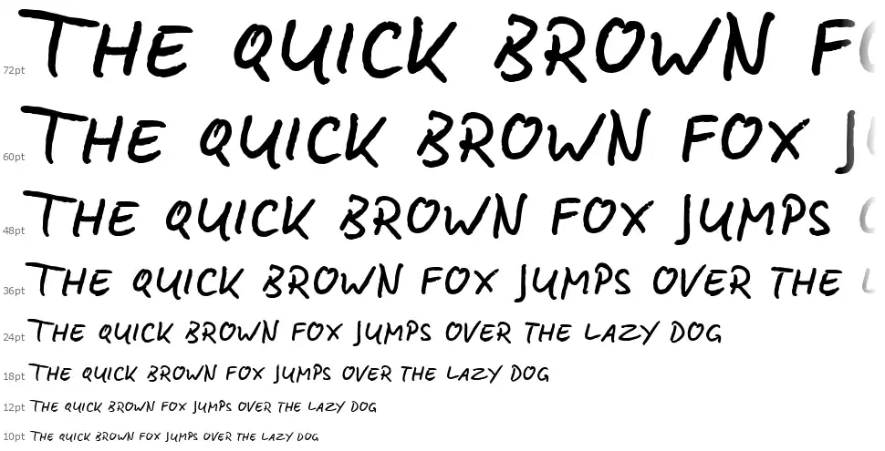 BD Letteringfont waterfall