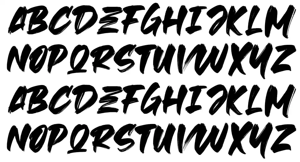 Beast Headfont specimens