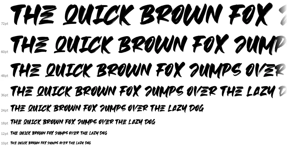 Beast Headfont waterfall