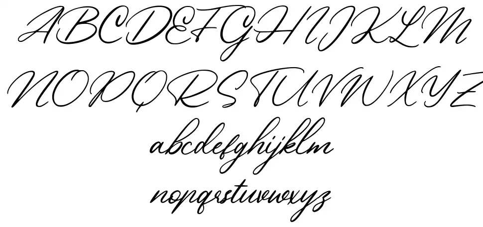 Beautiful Heartfont specimens