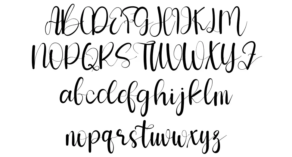 Beauty Of Mommyfont specimens