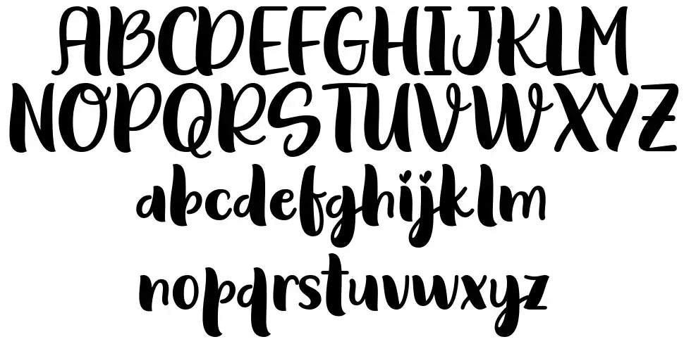 Behind The Sceneryfont specimens