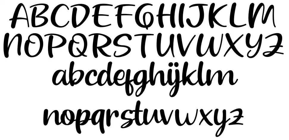 Beloved Teacherfont specimens