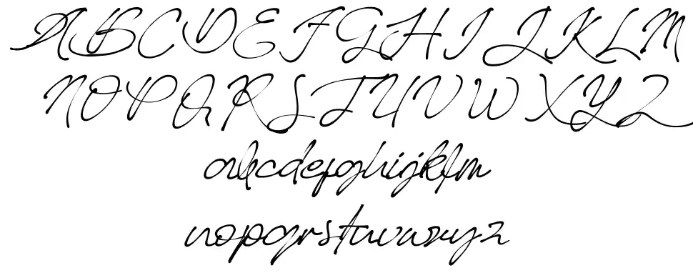 Better Regardsfont specimens