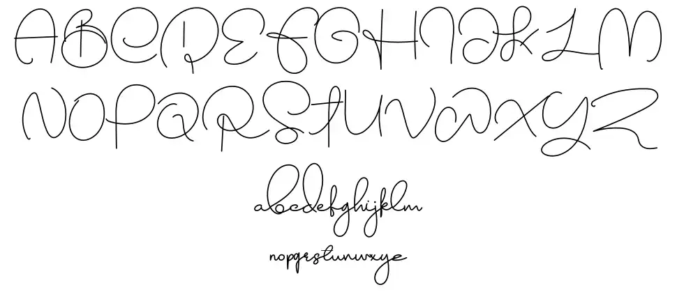 Bigballonfont specimens
