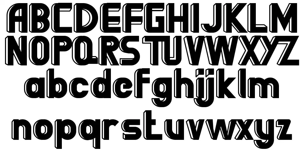 Bigbobyfont specimens