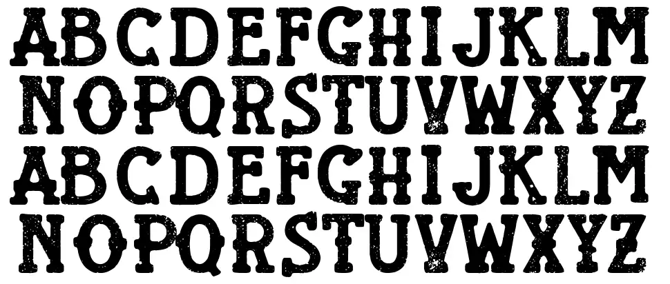 Bikers Churchfont specimens