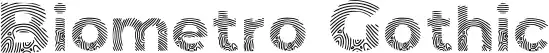 Biometro Gothic