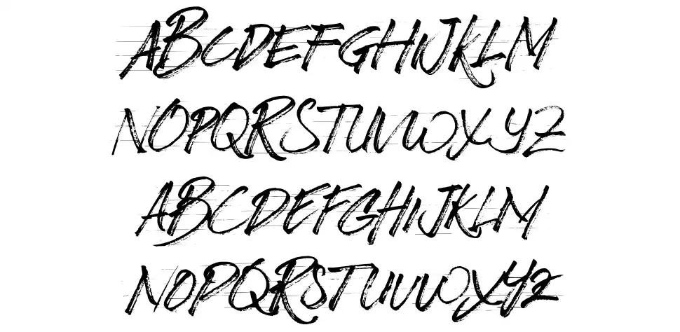 Bizardlessfont specimens