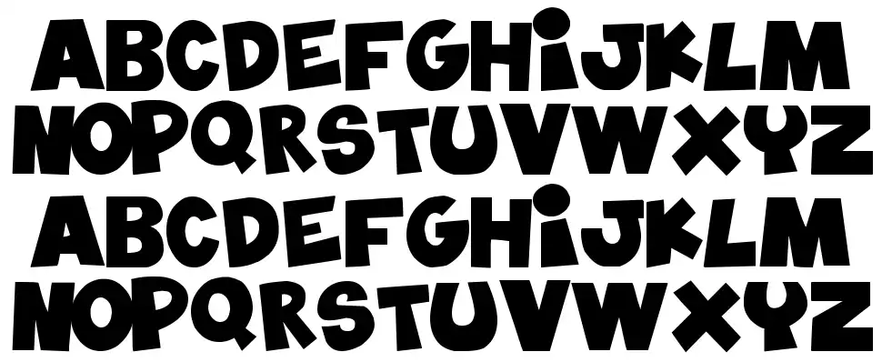 BlablaHawkfont specimens