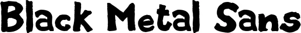 Black Metal Sans