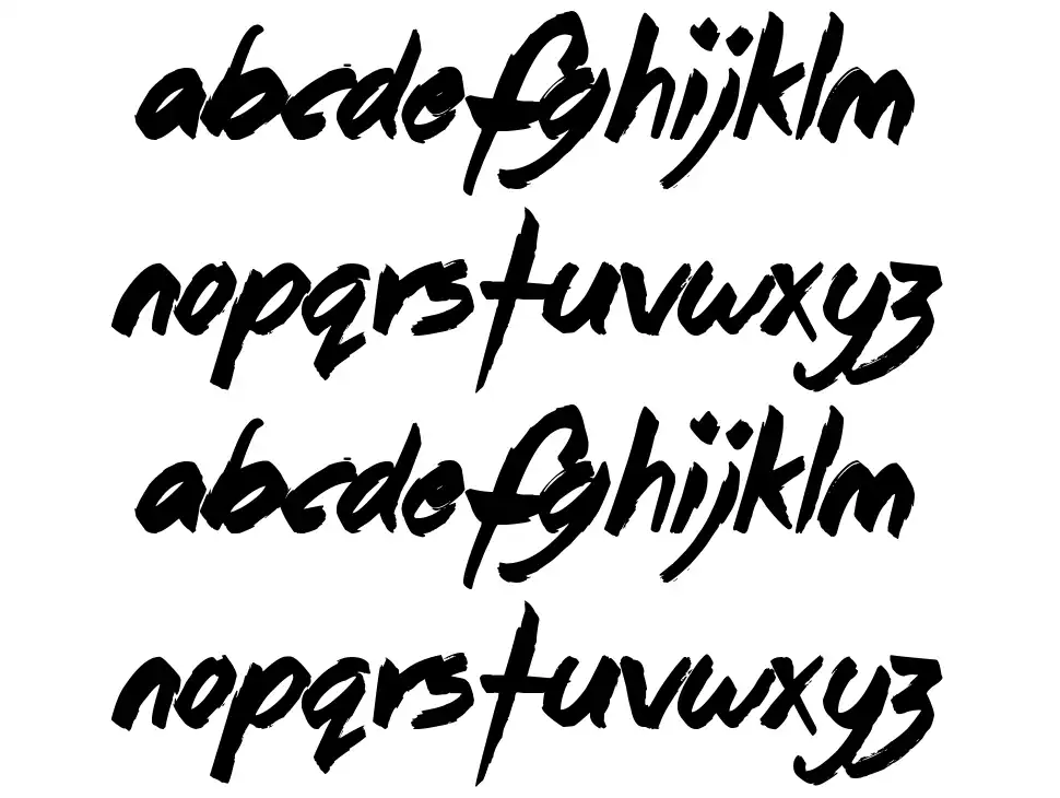 Blahfont specimens