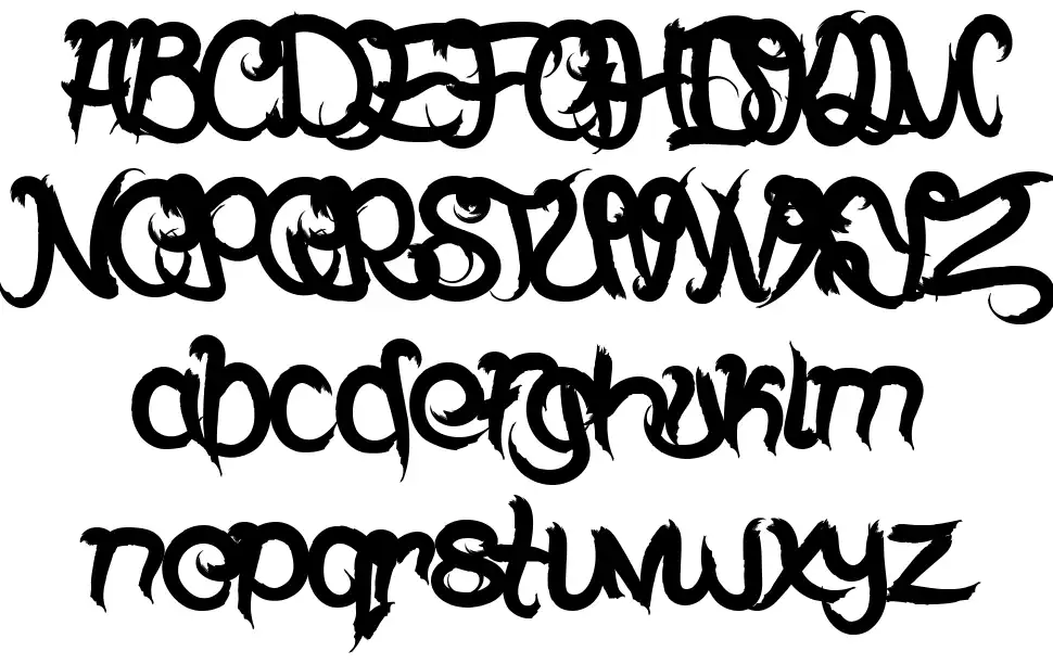Bless The Gallingfont specimens
