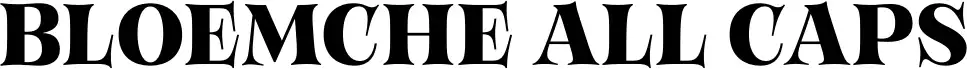 Bloemche All Caps