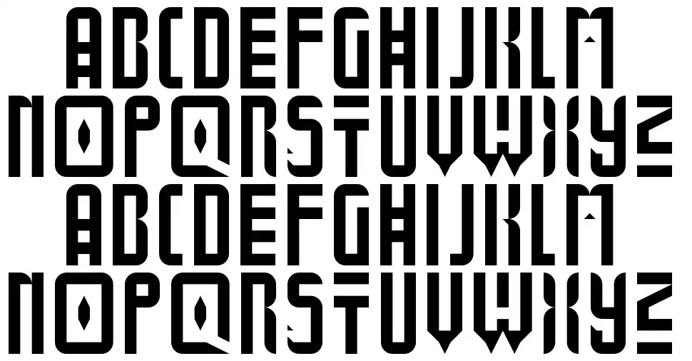 Bold Universefont specimens