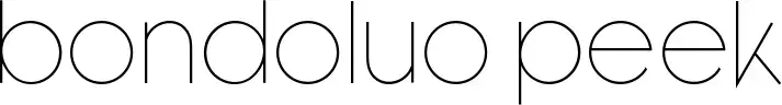 Bondoluo Peek