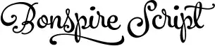 Bonspire Script