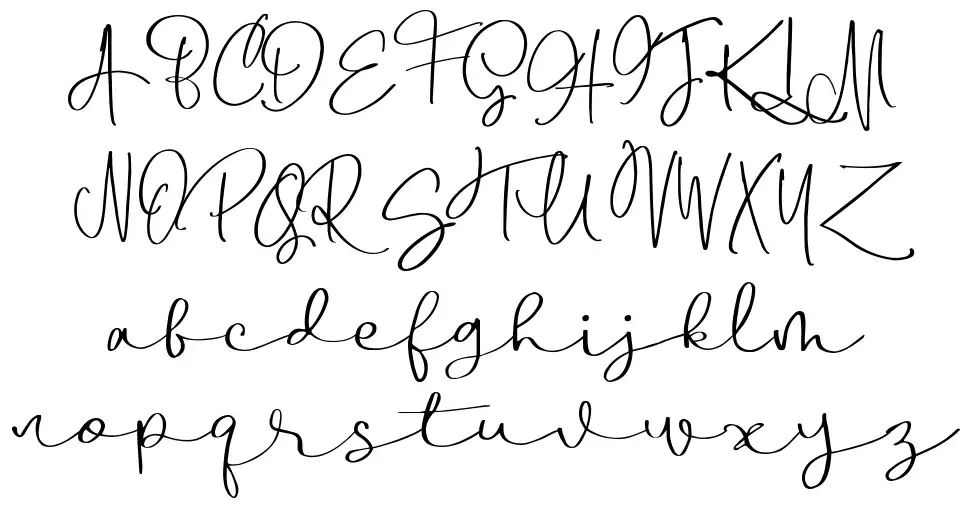 Boulevard Scriptfont specimens