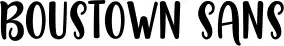 Boustown Sans