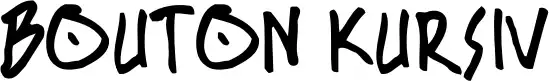 Bouton Kursiv