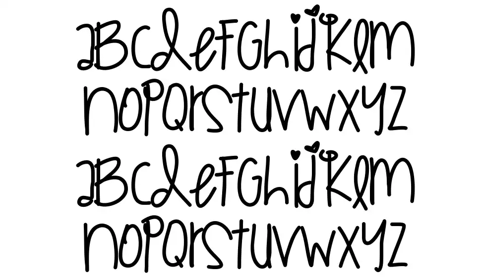Boyfriendfont specimens