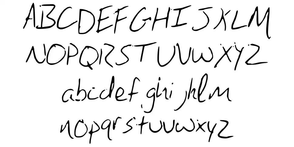 Brandons Handwritingfont specimens